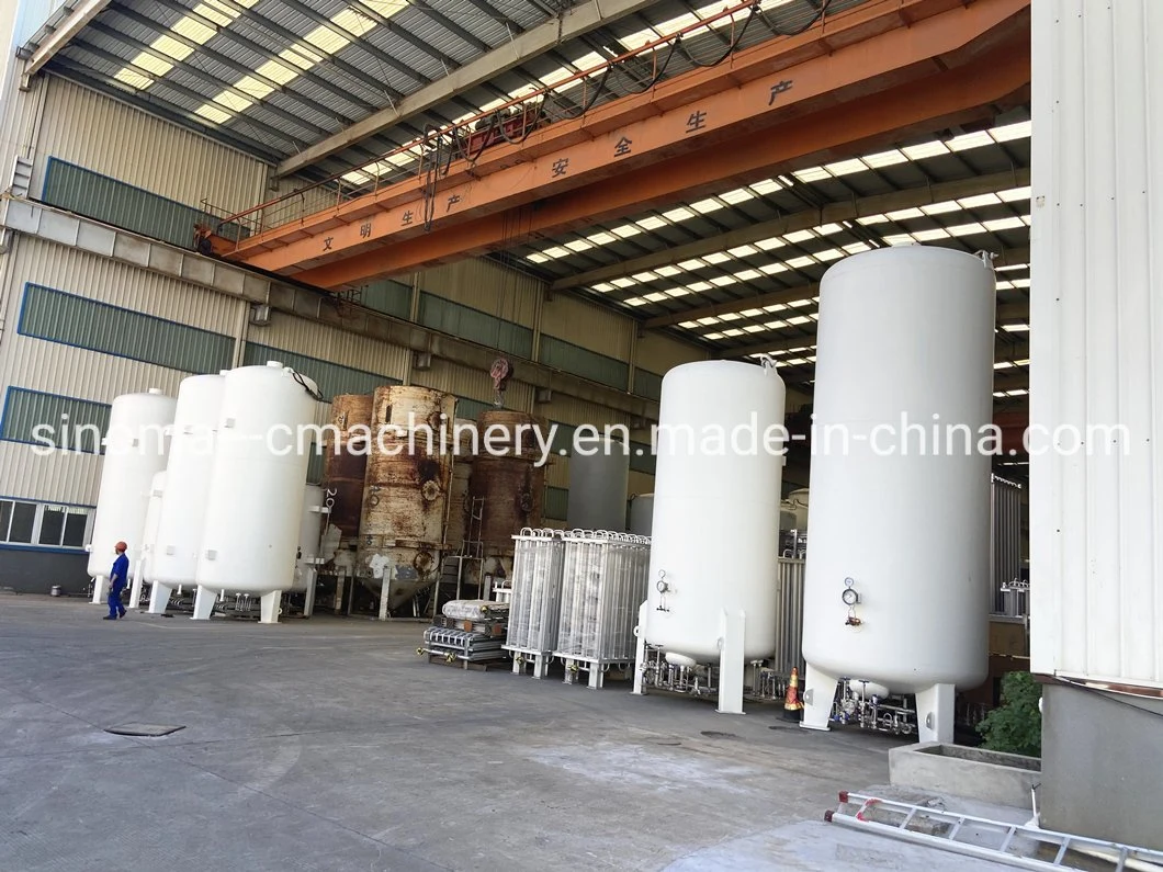 Cryogenic LNG Lco2 Lox/Lin/Lar High Pressure Storage Transportation Equipment