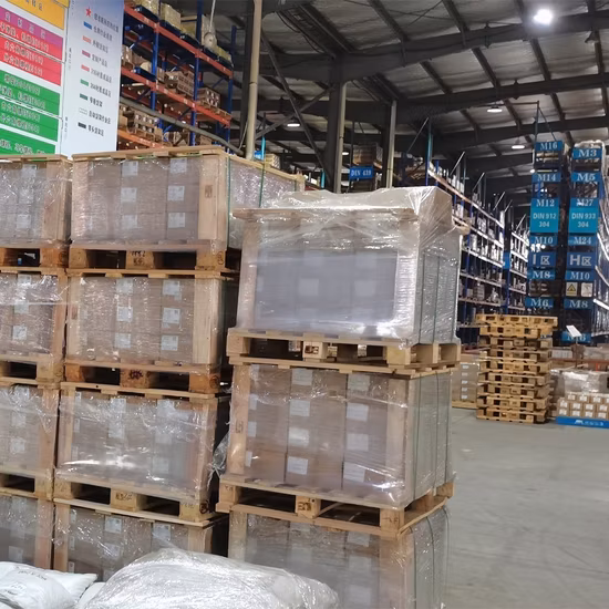 스테인레스 스틸 파란색 아연 도금 DIN6923 육각 톱니 모양의 플랜지 너트